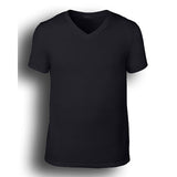 Bonds V Neck Raglan Blank Plain Basic Mens Black T‑shirt Tee Top M9762W 1 Piece