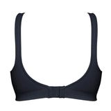 Playtex Comfort Revolution Flex Fit Womens Wire Free Black Sports Bra Crop Top Y1239H