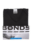 Bonds V Neck Raglan Blank Plain Basic Mens Black T‑shirt Tee Top M9762W 1 Piece