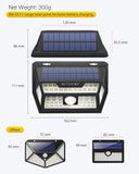 Blitzwolf Solar PIR Motion Sensor Waterproof 62 LED Garden Wall Lamp Light BW-OLT1