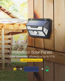 Blitzwolf Solar PIR Motion Sensor Waterproof 62 LED Garden Wall Lamp Light BW-OLT1