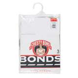 6x Bonds Boys Kids Chesty Comfy Cotton White Vest Singlets Tank Top UYG33A Bulk