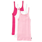 6 Pack Bonds Teena Singlet Girls Kids Pink Comfy Cotton Tank Top UYG43W Bulk