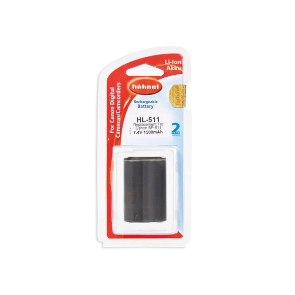 Hahnel BP-511 1500mAh 7.4V HL-511 Battery for Canon Digital Camera