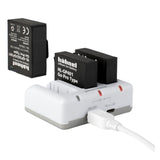 Hahnel Trio Micro Mini USB Charger for GoPro Hero 3 3+ 4 Camera Battery CHLGPTC