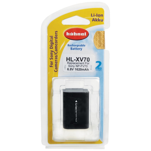 Hahnel NP-FV70 1620mAh 6.8V HL-XV70 Battery for Sony Camcorder Video Camera