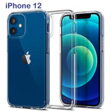 Slim Transparent Clear Back Bumper Cushion Gel Case Cover for Apple iPhone 12