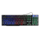 Waterproof LED Backlit Wired Mechanical Gaming Keyboard 2400DPI Mouse Pad Combo