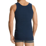 Bonds 2 Pack Navy Mens Chesty Cotton Plain Singlet Vest Tank Top Undergarment M7NLO