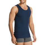 Bonds 2 Pack Navy Mens Chesty Cotton Plain Singlet Vest Tank Top Undergarment M7NLO