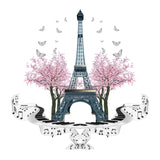 Eiffel Tower Paris France Europe Romantic City Art Men T Shirt Tee Top