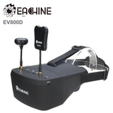 Eachine EV800D 5.8G 40CH FPV RC Camera Racing Drone Goggles 5'' HD DVR LCD Video