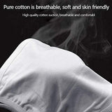 3pcs Washable Protective Reusable Cotton Anti Dust Black Mouth Half Face Mask