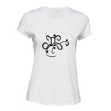 Gemini Caligraphy Zodiac Horoscope Astrological Ladies Women T Shirt Tee Top