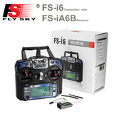 FlySky FS-i6 2.4ghz 6 Channel RC Transmitter Remote Controller FS-iA6B Receiver