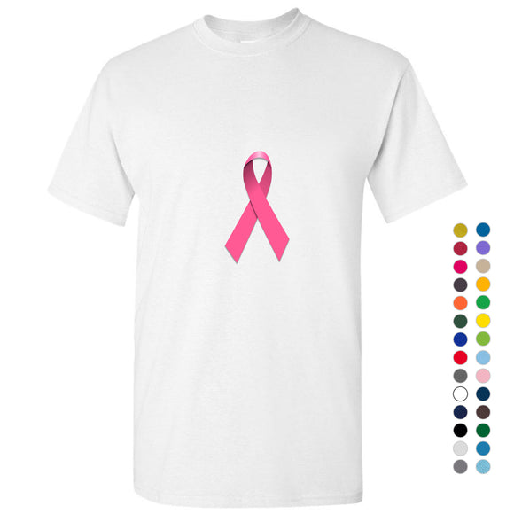 Breast Cancer Hope Support Awareness Pink Ribbon Men T Shirt Tee Top