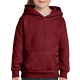 Gildan Maroon Hoodie Heavy Blend Hooded Sweater Boy Girl Youth Kids
