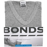 2 Pack Bonds V Neck Tee Raglan Blank Plain Basic Mens Grey T‑shirt Top