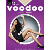 Voodoo Shine Comfort 15 Denier Women Stockings Pantyhose Tights Jabou H30470