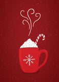 Hot Chocolate Cafe Snowflake Christmas Art White Men T Shirt Tee Top