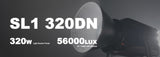 iFootage Anglerfish SL1 320DN LED Photography Reflector Lamp Spot Light