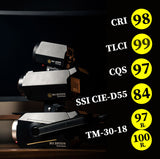 iFootage Anglerfish SL1 60DN LED Photography Spot Light Bundle Reflector Lamp