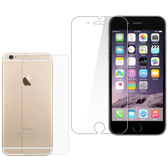 4H Pet Film screen protector for Apple iPhone 6 6s PLUS front + back