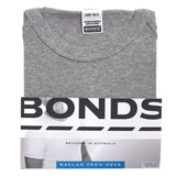 Bonds 5 Pack Crew Neck Raglan Blank Plain Basic Mens Grey T‑shirt Tee Top MB3937 GE2 Grey Marle 2