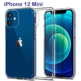 Slim Transparent Clear Bumper Cushion Back Case Cover for Apple iPhone 12 Mini