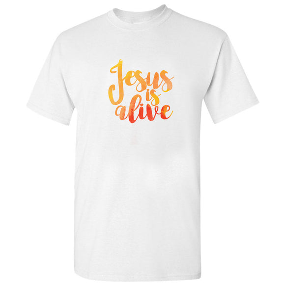 Jesus Is Alive Christian Christianity God Men White T Shirt Tee Top