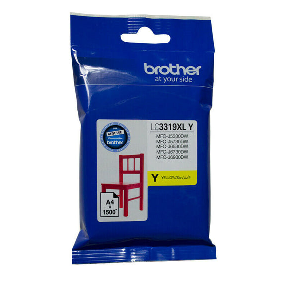 GENUINE Original Brother LC3319XL Y Yellow Ink Cartridge Toner LC-3319XLY