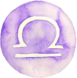 Libra Purple Zodiac Sign Horoscope Astrological White Men T Shirt Tee