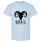 GOAT Greatest Of All Time Bighorn Sheep Head Men T Shirt Tee Top