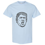 Funny USA President Donald Trump Dictator Shout Face Men T Shirt Tee Top