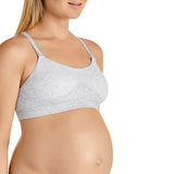 2x Bonds Maternity Nursing Breastfeeding Pregnancy Seamfree Crop Bra Grey YYCEY