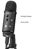 Mirfak TU1 USB Condenser Desktop Microphone Kit Set Tripod Stand MFA09 Recording
