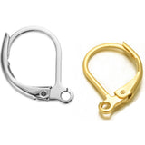 Earrings Silver Gold Hypoallergenic Lever Back Leverback Ear Hooks Clasp Finding