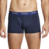 Bonds Navy Mens Guyfront Trunks Briefs Boxer Shorts Comfy Undies Underwear MZVJ JGP Navy100