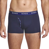 Bonds 5 Pack Navy Mens Guyfront Trunks Briefs Boxer Shorts Comfy Undies Underwear MZVJ JGP Navy100