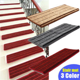 Non Slip Skid Self Adhesive Stair Tread Carpet Staircase Step Mat Rug Cover Pad