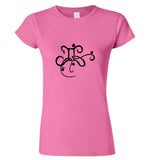 Gemini Caligraphy Zodiac Horoscope Astrological Ladies Women T Shirt Tee Top