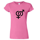 Sex Symbol Peace Male Female Sign Funny Novelty Ladies Women T Shirt Tee Top