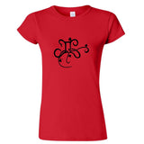 Gemini Caligraphy Zodiac Horoscope Astrological Ladies Women T Shirt Tee Top