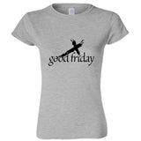 Easter Good Friday Unique Jesus Christian God Cross Ladies Women T Shirt Tee Top