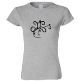 Gemini Caligraphy Zodiac Horoscope Astrological Ladies Women T Shirt Tee Top