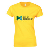 City of Melbourne Victoria Australia Love Art Gift Ladies Women T Shirt Tee Top