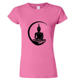 Gautama Zen Buddha Buddhism Buddhist Religion Art Ladies Women T Shirt Tee Top