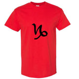 Capricorn Sign Zodiac Horoscope Astrological Symbol Men T Shirt Tee Top