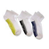 12x Rio Low Cut Cotton Rich Stretchables Cushion Men Black White Crew Socks Bulk SYHD3G