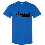 Chicago City Illinois USA America Skyscraper Art Men T Shirt Tee Top